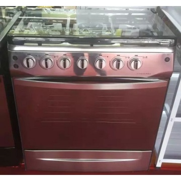 Cucina indipendente 5 bruciatore forno a gas in vendita