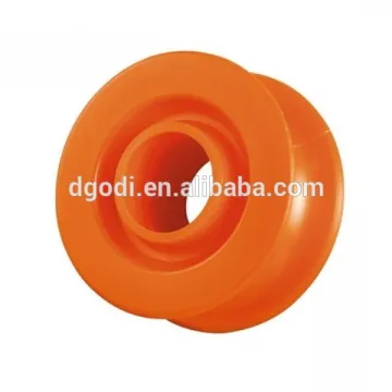 Custom precision color plastic nylon v pulley wheels for belt