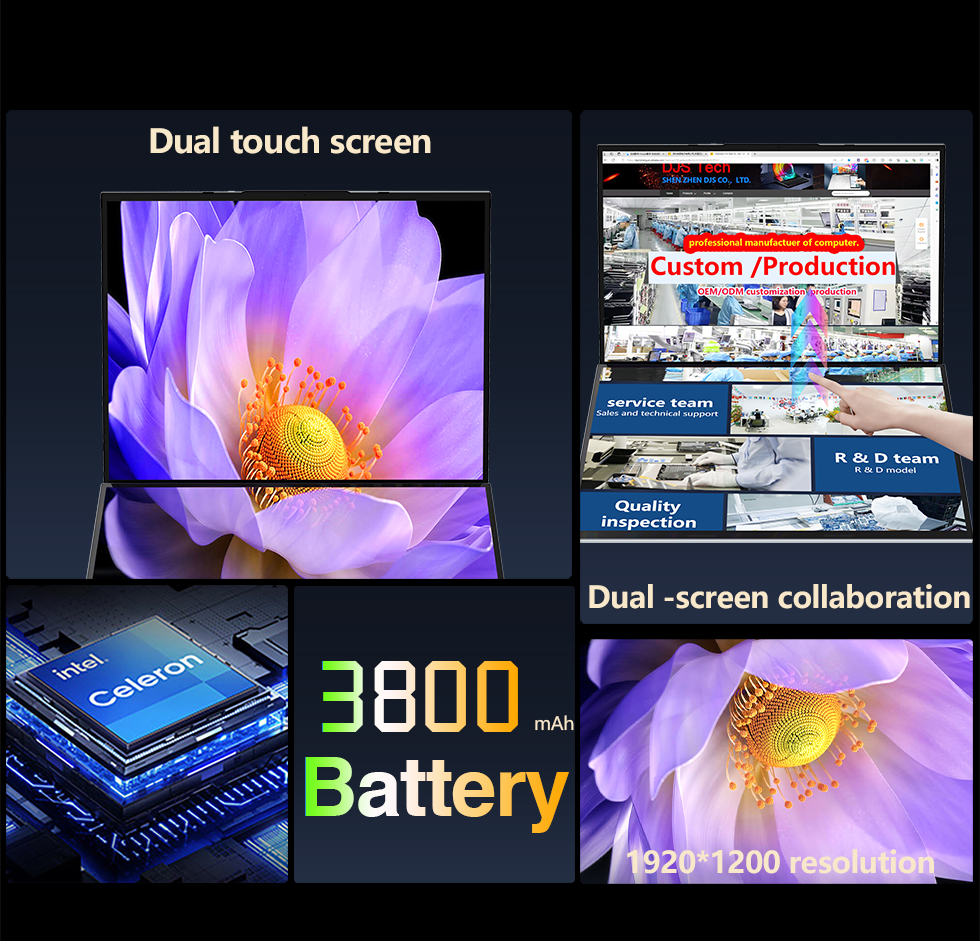 Dual-screen touch screen