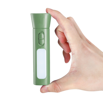 USB Rechargeable Mini Flashlight With Emergency Side Light