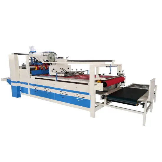 Factory Price Semi-Auto Folder Gluer for Paper Product Machining Machinery
