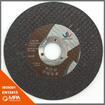 5\'\' flat shaped cutting wheel for metal