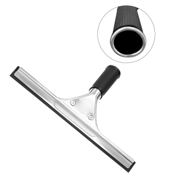 All-Purpose Stainless Steel Squeegee for Shower Doors, Bathroom, Windows, and Car Glass - Multiple Sizes with Comfortable Grip