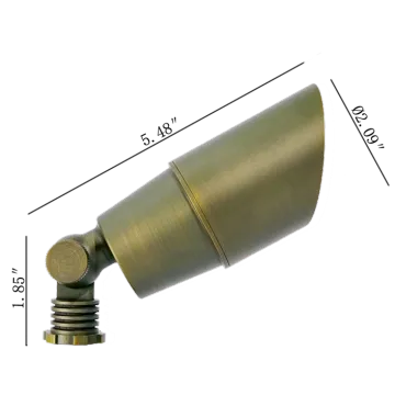 Outdoor Lighting Spot Light Made Of Solid Brass