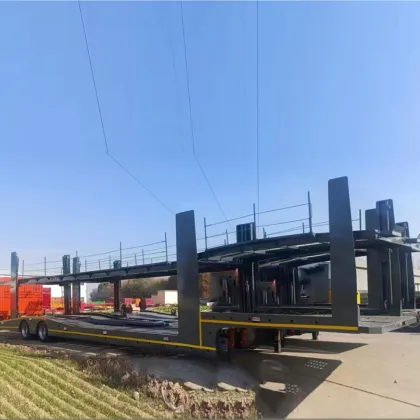 Double Decker Vehicle Transport Vehicle Semi-Trailer