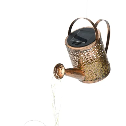 Outdoor Solar Kettle Lamp - Copper Wire Garden Lawn Decoration