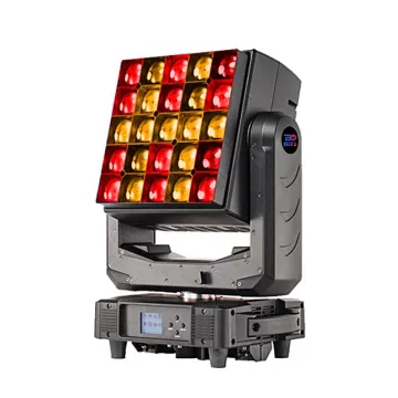 25x40W RGBW LED Matrix Zoom Moving Head Light for Weddings and Concerts