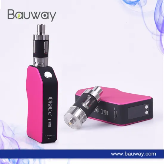 High Quality New Design electronic cigarette CigGo T200 tc box mod vape mod with temperature control