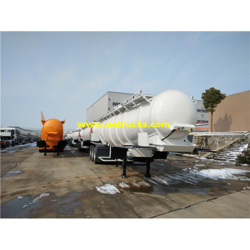 20m3 98% Sulfuric axit đường xe tăng Trailers