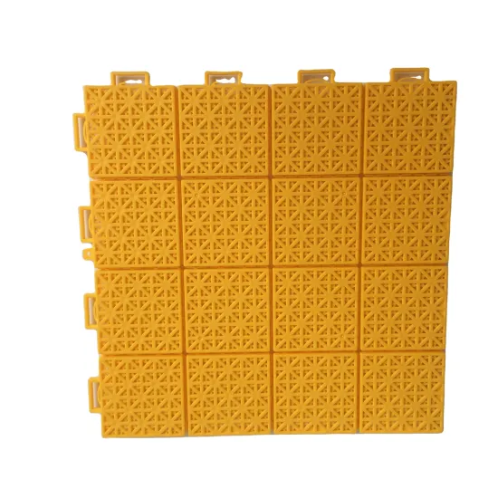 Interlocking Outdoor Sports Flooring: PP Flat Tiles for Basketball, Badminton, Tennis Courts