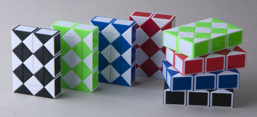 24parts Plastic Magic Snake Cube 3D Puzzle (MC-010)