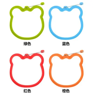 Non-stick Heat-resistance Silicone Egg Former Bear Ring