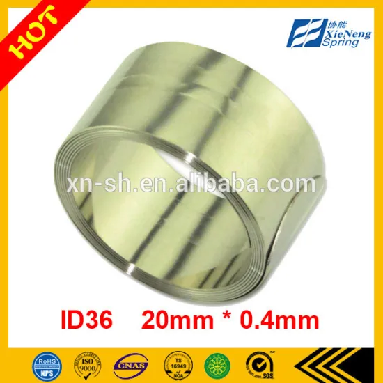 ID36 stainless steel spring for generator constant coil spring