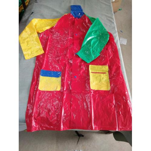 Reusable cartoon pvc children/kids  raincoat