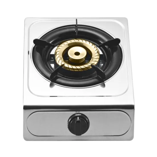 Stainless Steel Gas Cooking Stove With 1 Burner Kitchen Appliance