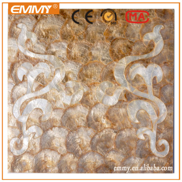 Natural capiz pattern inlay shell mosaic crafts