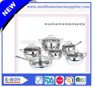 Kitchen Accessories Stainless Steel Cookware Set