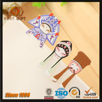 Beijing opera character custom metal bookmark