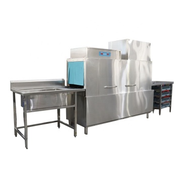Industrial Dish Machine: Large, Flight Type Automatic Dishwasher for Commercial Use