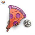 Badge d'épingle à revers à émail doux à pizza bon marché