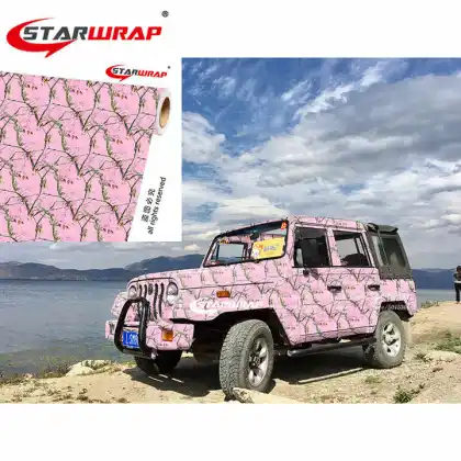 Realtree Camouflage Vinyl Film for Motorbike, Scooter, Skateboard, and Car Wraps