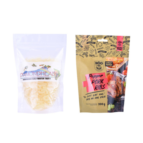 Coconut powder snack bag standup pouch