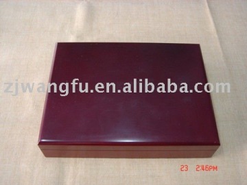 matte painting wooden wine packing box