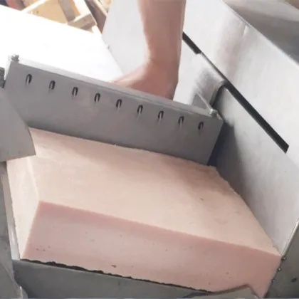 Inclined Sausage and Meat Slicer