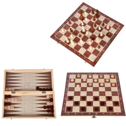 High Quality Wooden Chess Toy for Brain Training and Entertainment