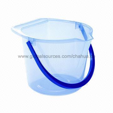 Plastic Cleaning Pail, Special Design, Can Hang Rag on Pail, 8 Liters