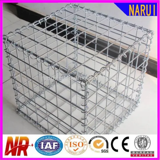 good quality cubic welded gabion box/mesh factory