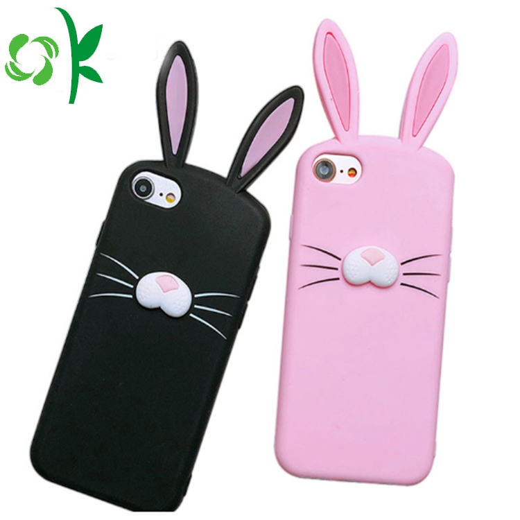 Custom Luxury Rabbit Silicone Mobile Case for Iphone8X