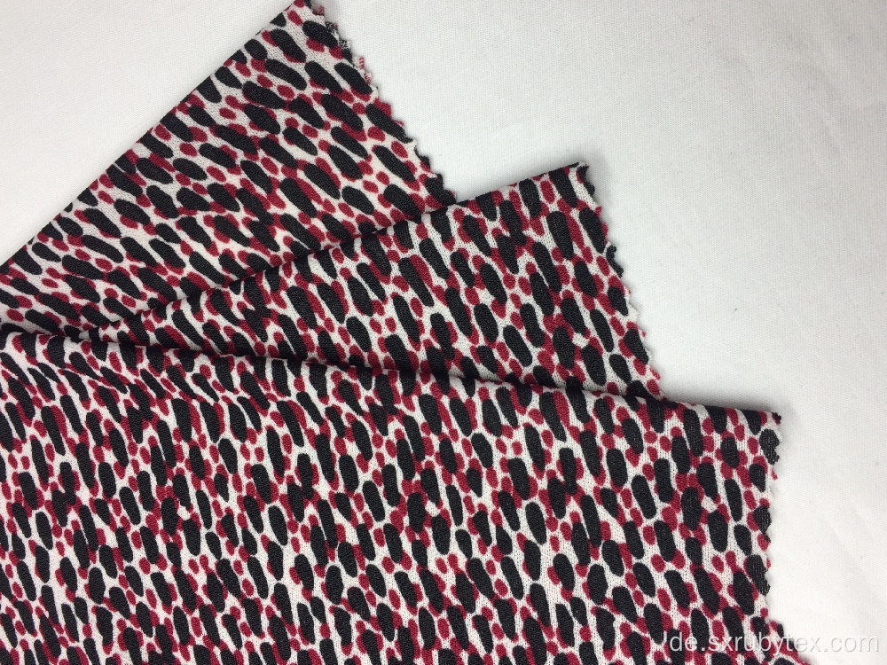 Polyester Spandex Crepe Print Strickware