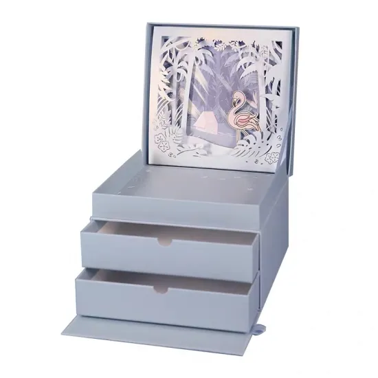 Three layers Drawer Paper Box