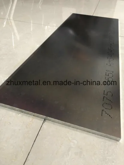 Aluminum/Aluminium Plate/Sheet 7075 T651 for Moulding