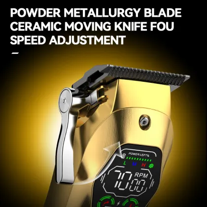KEMEI KM-1698 Electric Hair Clipper - Corded Powder Metallurgy Ceramic Blade Trimmer