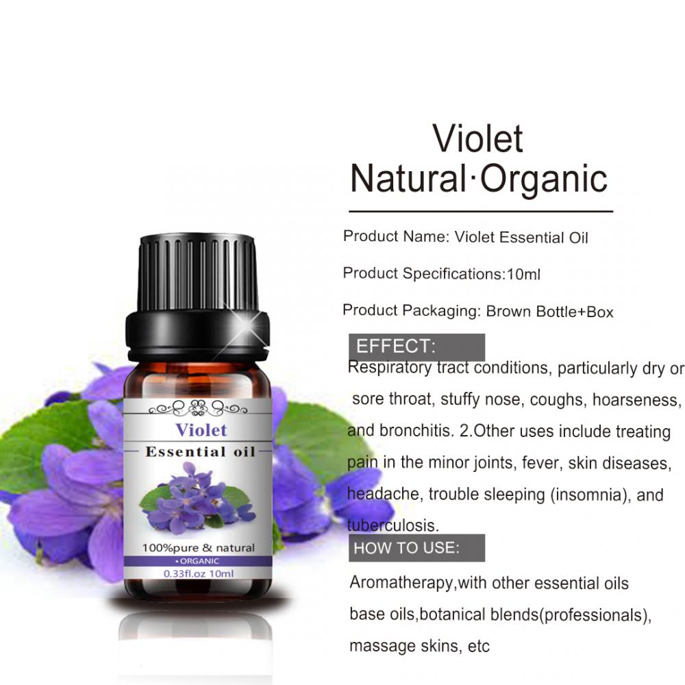 Pure Violet Essential Oil Perfume Organic Natural Essential Extrato