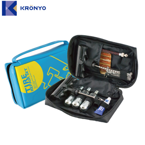 kit de reparo de pneus com alicate multifuncional