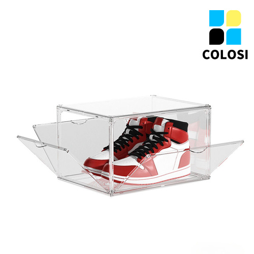 High-transparency shoe display box