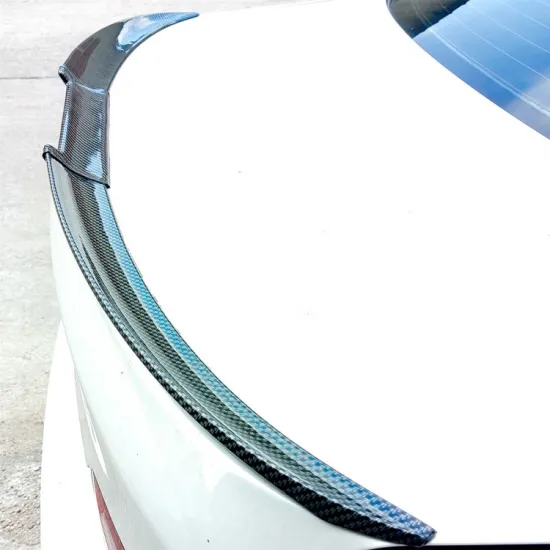 Universal Rear Trunk Wing Adjustable Rubber Spoiler with Tape