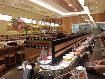 Tabletop Chain Belt Conveyor For Sushi
