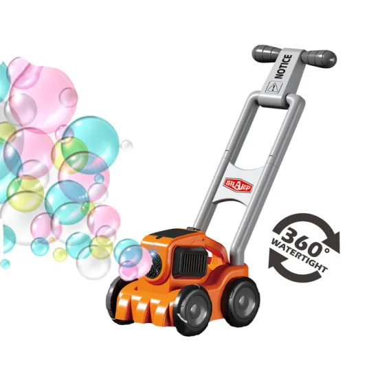 Summer Fun: Electric Lawn Mower Bubble Machine Toy for Kids