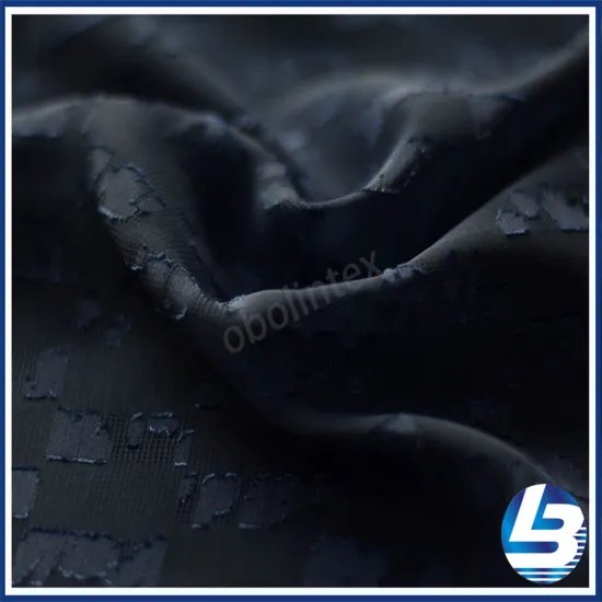 OBL20-C-004 Polyester Jacquard Chiffon Fabric For Dress
