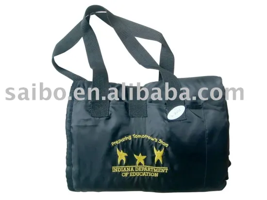 embroidery outdoor throw portable picnic blanket