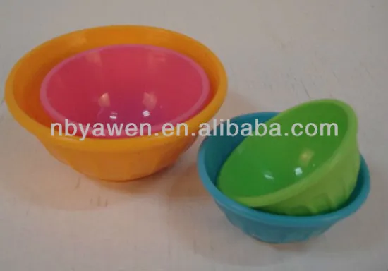 slicone bowl set