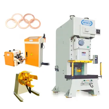 Stainless Steel Thin Flat Spring Washer Gasket Production Line Machine