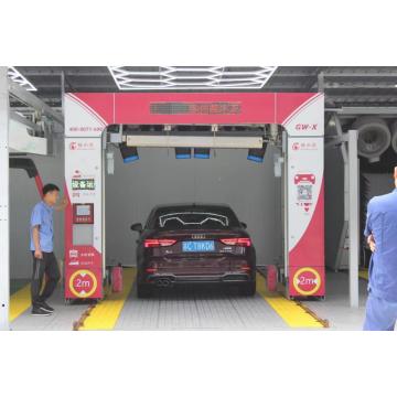 Brush type automatic car washing machine