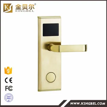 Stainless Steel hotel Key card door lock with lock systems
