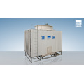 Square cross flow closed cooling tower