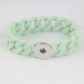 Multi Colors Twist Silicone Noosa Bracelets DIY Button Charm